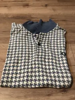 値下げ　フレッドペリー⭐︎半袖ポロシャツ 古着 千鳥格子 ワンポイント刺繍ロゴ