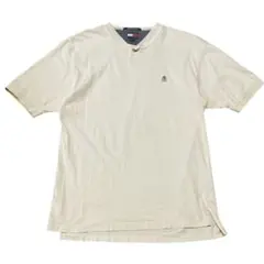 古着/XL トミーヒルフィガー ヘンリーネック Tシャツ ビンテージ