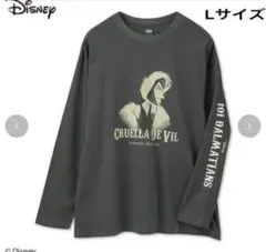 ディズニーヴィランズTシャツ　Lサイズ　クルエラ　タグ付き新品未使用　本日発送