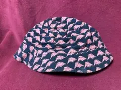 【希少・リバーシブル】富士山総柄 バケットハット 和柄 ポップ ヴィンテージ