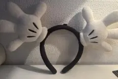 ミッキー手型カチューシャ