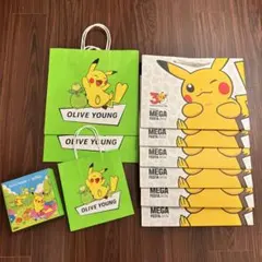 【新品】ポケモン メガフェスタ オリヤン限定 ショッパー ショップ袋 箱 韓国