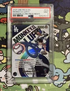 鈴*原様 【PSA7】　ドジャースルフィ　ワンピース ワンピースカード ドジャース モンキー D ルフィ PSA10｜Yahoo