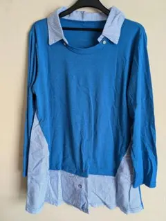 青 レディース長袖