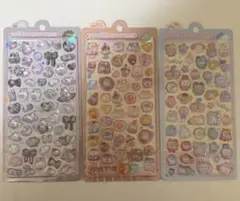 ボンボンドロップ シールしろくろ はむはむ きぐるみ 3点セット