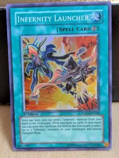 遊戯王 インフェルニティガン 英語 スーパー 1st - メルカリ