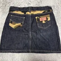 A BATHING APE デニムパンツ カモフラポケット - メルカリ