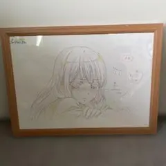 匿名配送 響け！ユーフォニアム 高坂麗奈 複製原画 B4サイズ 額縁付き