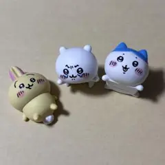 ちいかわ　ぬーどるストッパーフィギュアぷち３個セット　うさぎ　ハチワレ