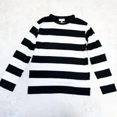 agnès b. アニエスベー　ボーダー長袖Tシャツ サイズ2