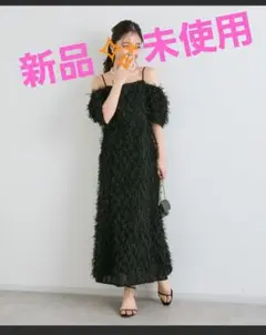 ラブティックボンボン　リボンチュールワンピース　新品　タグ付き　36