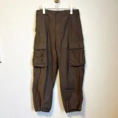 【24AW】無印良品紳士　洗いざらしイージーカーゴパンツ紳士Ｌ・モカブラウンのサムネイル