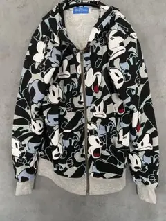 激レア 美品 東京ディズニーリゾート限定 オズワルド総柄 パーカー Disney