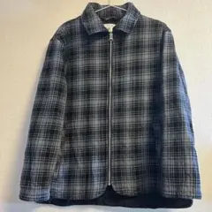 カジュアルにもきれいめにも合わせやすいH&M チェック柄ジャケット（Mサイズ）