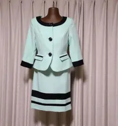#ミントグリーン ジャケット スカートセットアップ