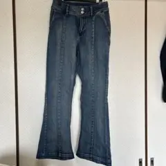 古着　フレアデニム　y2k