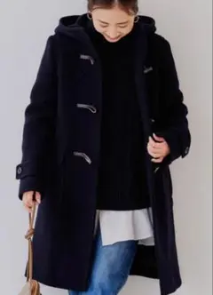 GREEN LABEL RELAXING ダッフルコート ネイビー　38サイズ