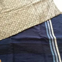 Calvin Klein 幾何学模様 ストライプハンカチセット