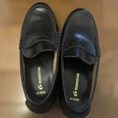 Moonstar ローファー ブラック 23.5EEE革のサムネイル