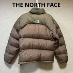 THE NORTH FACE ヌプシダウン　センターロゴ700fil ブラウン