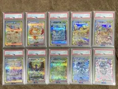 【全てPSA10・10連番】図鑑番号順 ブイズSAR テラスタルフェスex