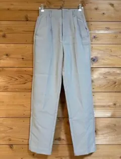 GU スラックス パンツ グレー オフィスカジュアル