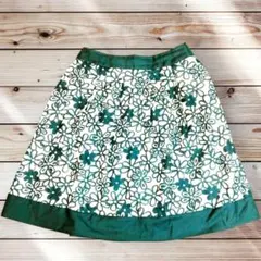 Rose Tiara フレアスカート サイズ42 膝丈　花柄　デート　きれいめ