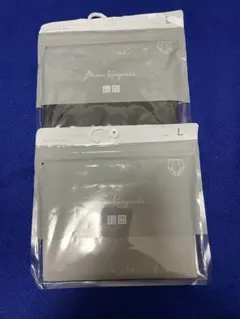 ユニクロ☆ジャストウエストメッシュショーツＬマメクロ