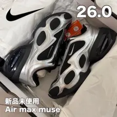 26cm NIKE AirMaxMuse BlackMetallic