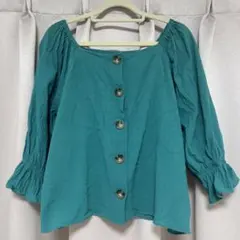 LOWRYS FARM 前後着用可能　スクエア2WAYブラウス