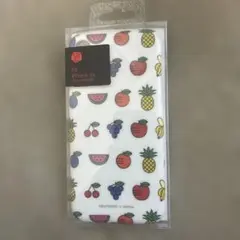 Delfonics iPhone Xs用フルーツ柄ケース
