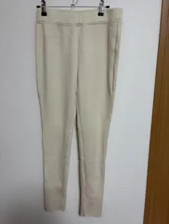 美品GU ベージュ レギンスパンツ Lサイズ