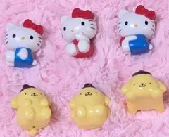 【✨即購入大歓迎✨】 ハローキティ&ポムポムプリンミニフィギュア 6個セット