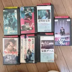 日本映画ＶＨＳまとめ売り　７本セット　レンタル落ち