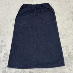 デニム ロングスカート