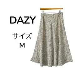 【美品】Dazy SHIEN ハイウエスト フレア スカート ヒョウ柄 M