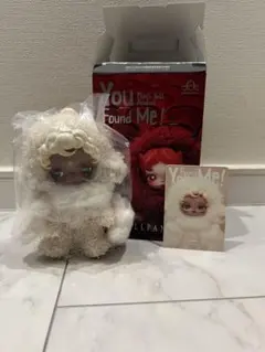 You Found Me! プラッシュドール ホワイト スカルパンダ