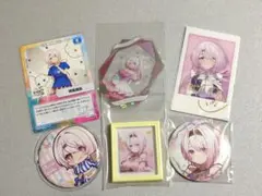 椎名唯華/7周年OS特典 ART缶バッジ 5周年チェキ他