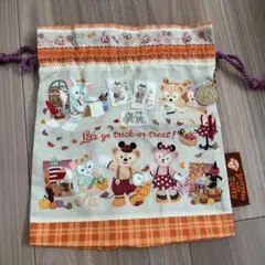 ダッフィー　ハロウィン巾着