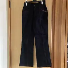 WOODY WORLD SPORTSブラック ストレートパンツ