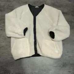 AYA フリースジャケット Lサイズ アイボリー