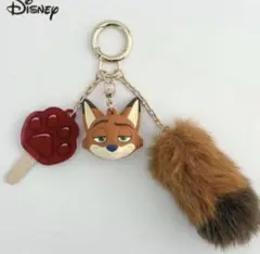 新品 未開封 しまむら ズートピア ニック 立体チャームキーホルダー