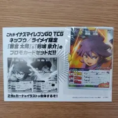 イナズマイレブンGO TCG ネップウ/ライメイ限定 プロモカード 雨宮 剣城