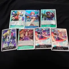 ワンピース　カード　レベッカ　ミホーク　ドレーク　ホーキンス　他