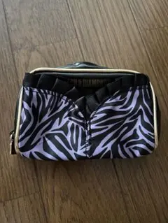 美品 ASH & DIAMONDS ポーチ　ゼブラ柄ポーチ未使用