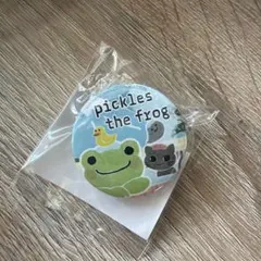 pickles the frog 缶バッジ