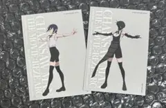 チェンソーマン レゼ篇 大交流展　ベースヤード 特典 イラストカード ボム　レゼ