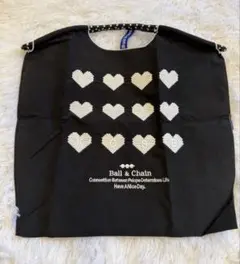 品薄 刺繍入りBall & Chain KOBE トートバッグ ブラッ