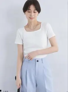 はなこさん専用UNITED ARROWS スクエアリブ半袖カットソー