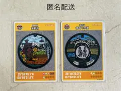 マンホールカード 　長野県　茅野市　流域下水道　2枚セット